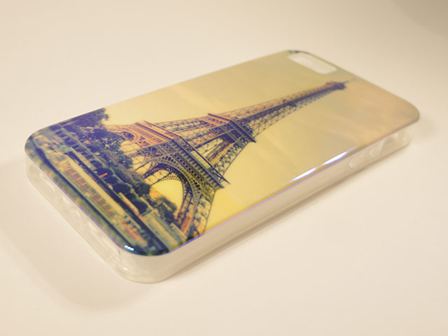 Чехол Yotrix CreativeCase для Apple iPhone 5/5S (Eiffel Tower, гелевый) (NPG)