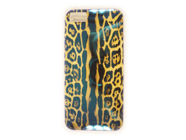 Чехол Yotrix CreativeCase для Apple iPhone 5/5S (Cheetah Skin, гелевый) (NPG)
