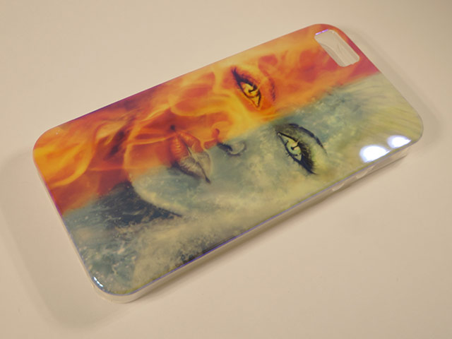 Чехол Yotrix CreativeCase для Apple iPhone 5/5S (Double Face, гелевый) (NPG)