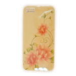 Чехол Yotrix CreativeCase для Apple iPhone 5/5S (Tan Flowers, гелевый) (NPG)