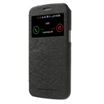 Чехол Mercury Goospery WOW Bumper View для Samsung Galaxy Grand 2 G7106 (черный, кожаный)