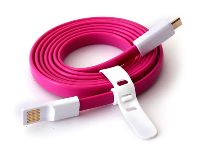 USB-кабель Yotrix Magnet Micro USB Cable универсальный (1.2 метра, розовый, microUSB, магнитный)