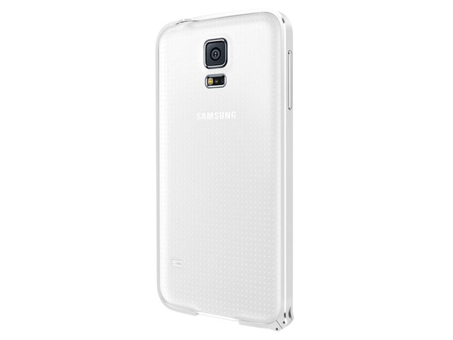 Чехол Yotrix BumperCase для Samsung Galaxy S5 SM-G900 (серебристый, алюминиевый)