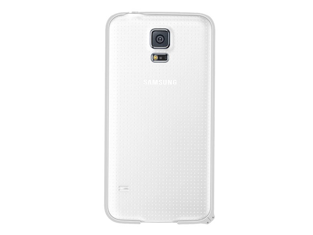 Чехол Yotrix BumperCase для Samsung Galaxy S5 SM-G900 (серебристый, алюминиевый)
