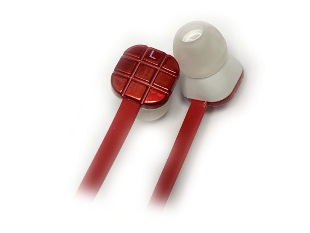 Наушники Meifu MF-094 (красные, без микрофона, 20-20000 Гц, 10 мм)