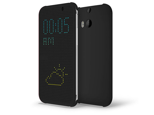 Чехол Yotrix DotCase для HTC new One (HTC M8) (черный, пластиковый)
