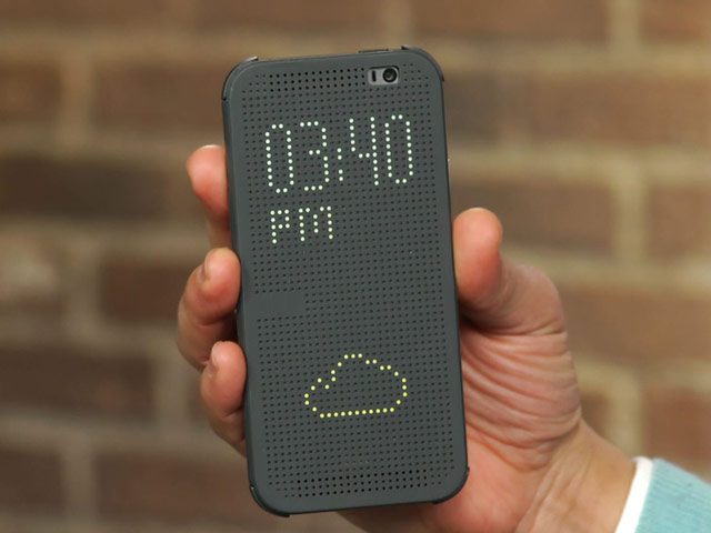 Чехол Yotrix DotCase для HTC new One (HTC M8) (черный, пластиковый)