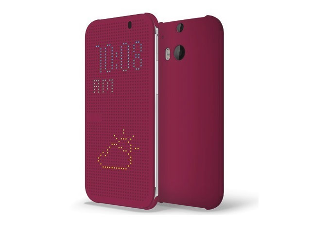 Чехол Yotrix DotCase для HTC new One (HTC M8) (фиолетовый, пластиковый)