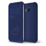 Чехол Yotrix DotCase для HTC new One (HTC M8) (синий, пластиковый)