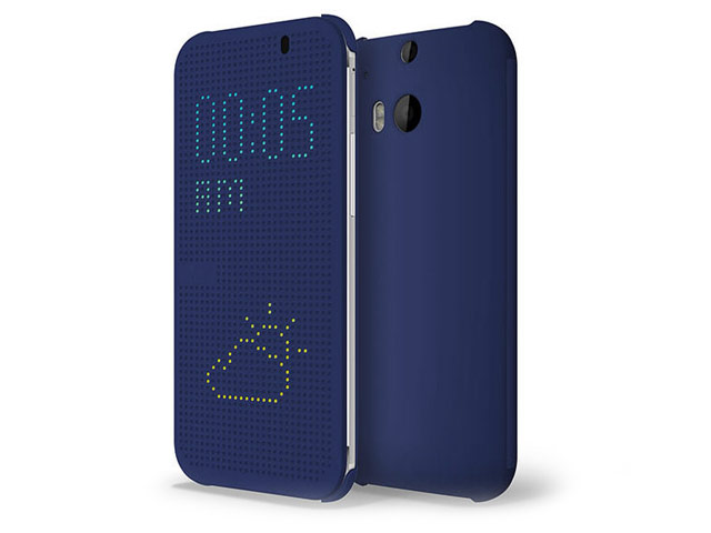 Чехол Yotrix DotCase для HTC new One (HTC M8) (синий, пластиковый)
