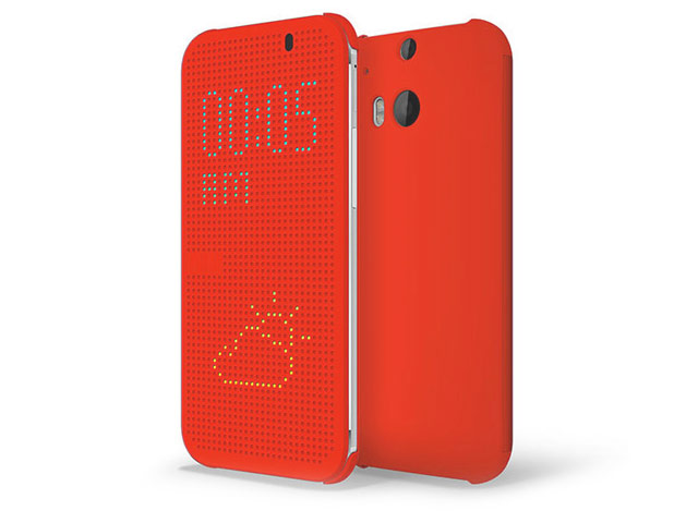 Чехол Yotrix DotCase для HTC new One (HTC M8) (красный, пластиковый)