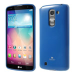 Чехол Mercury Goospery Jelly Case для LG G Pro 2 D838 (синий, гелевый)