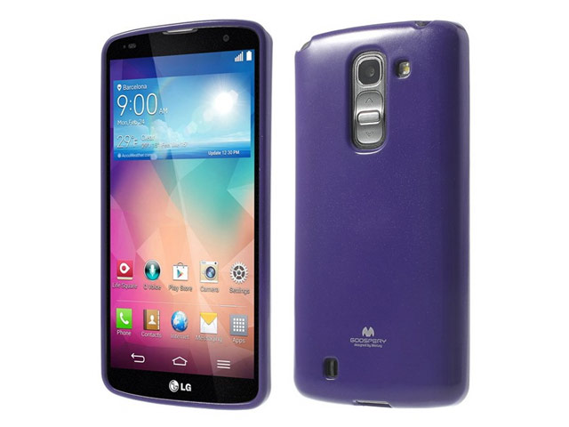 Чехол Mercury Goospery Jelly Case для LG G Pro 2 D838 (фиолетовый, гелевый)