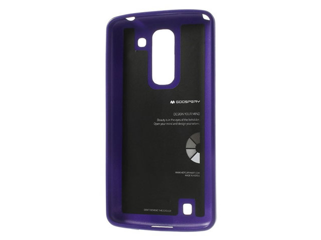 Чехол Mercury Goospery Jelly Case для LG G Pro 2 D838 (фиолетовый, гелевый)