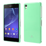 Чехол Mercury Goospery Jelly Case для Sony Xperia Z2 L50t (бирюзовый, гелевый)