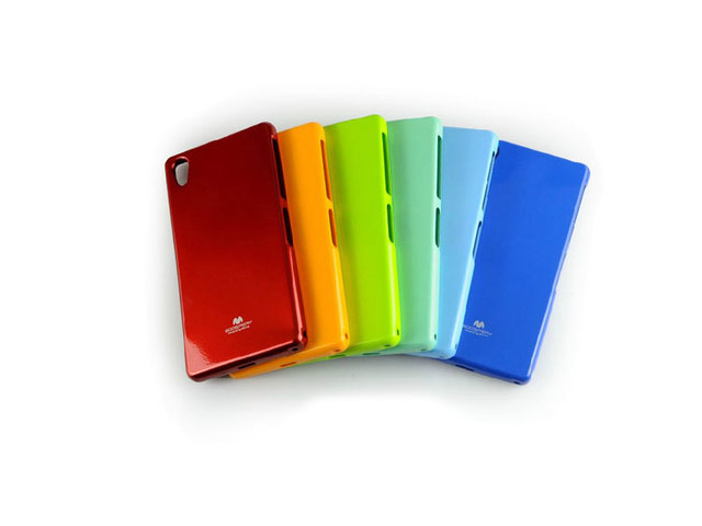 Чехол Mercury Goospery Jelly Case для Sony Xperia Z2 L50t (фиолетовый, гелевый)