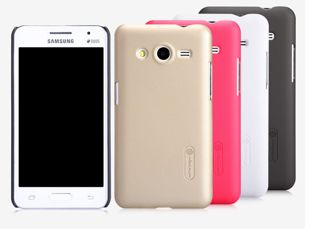 Чехол Nillkin Hard case для Samsung Galaxy Core 2 G355H (черный, пластиковый)