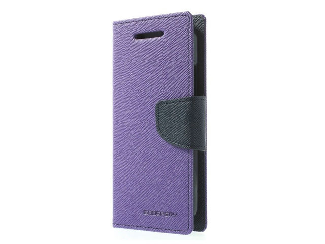 Чехол Mercury Goospery Fancy Diary Case для HTC One mini 2 (HTC M8 mini) (фиолетовый, кожаный)