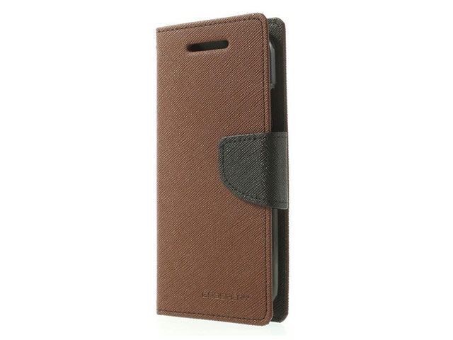 Чехол Mercury Goospery Fancy Diary Case для HTC One mini 2 (HTC M8 mini) (коричневый, кожаный)
