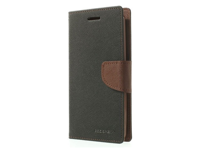 Чехол Mercury Goospery Fancy Diary Case для LG G3 D850 (черный/коричневый, кожаный)