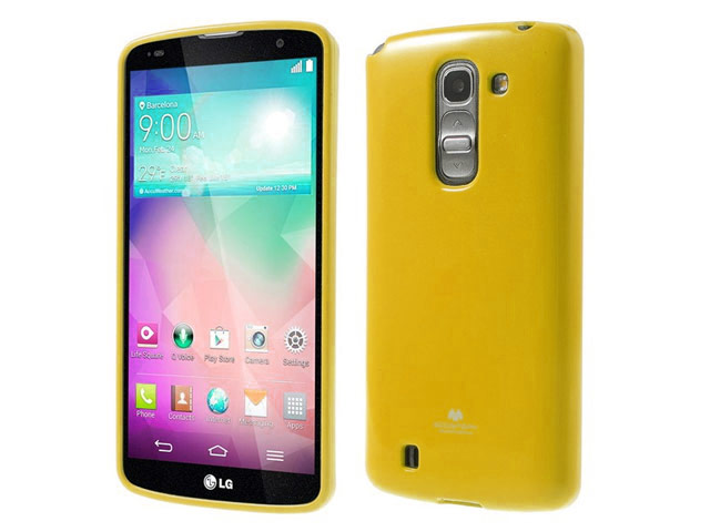 Чехол Mercury Goospery Jelly Case для LG G Pro 2 D838 (оранжевый, гелевый)