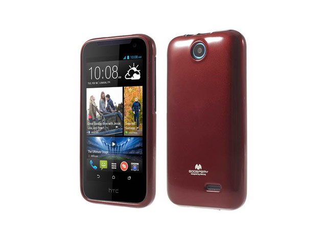 Чехол Mercury Goospery Jelly Case для HTC Desire 310 D310W (красный, гелевый)