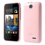 Чехол Mercury Goospery Jelly Case для HTC Desire 310 D310W (розовый, гелевый)