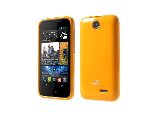 Чехол Mercury Goospery Jelly Case для HTC Desire 310 D310W (оранжевый, гелевый)