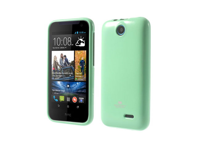 Чехол Mercury Goospery Jelly Case для HTC Desire 310 D310W (бирюзовый, гелевый)