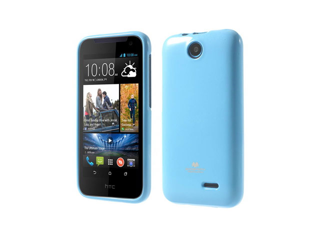 Чехол Mercury Goospery Jelly Case для HTC Desire 310 D310W (голубой, гелевый)