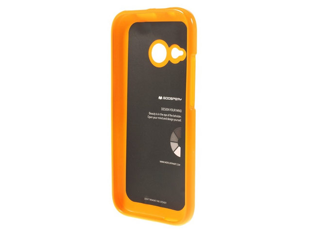 Чехол Mercury Goospery Jelly Case для HTC One mini 2 (HTC M8 mini) (оранжевый, гелевый)