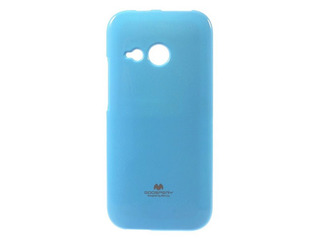 Чехол Mercury Goospery Jelly Case для HTC One mini 2 (HTC M8 mini) (голубой, гелевый)