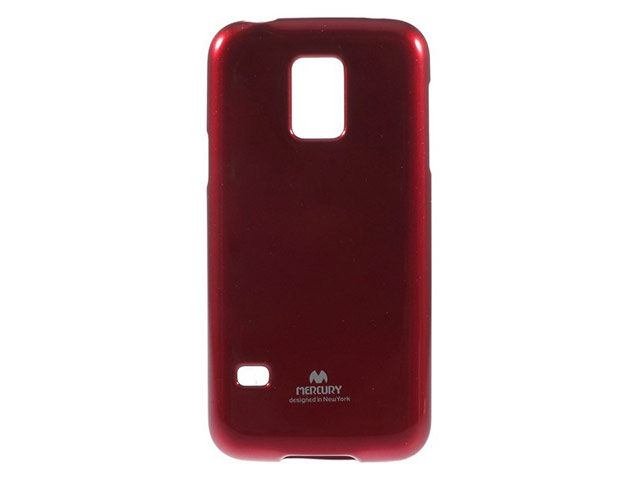 Чехол Mercury Goospery Jelly Case для Samsung Galaxy S5 mini SM-G800 (красный, гелевый)