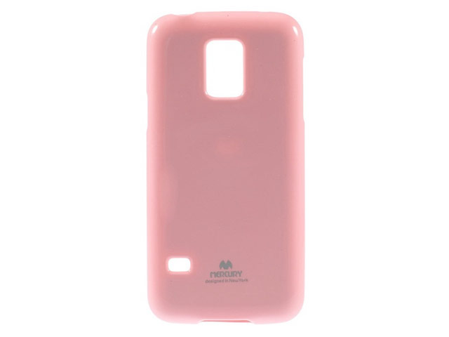 Чехол Mercury Goospery Jelly Case для Samsung Galaxy S5 mini SM-G800 (розовый, гелевый)