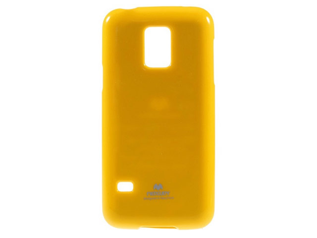 Чехол Mercury Goospery Jelly Case для Samsung Galaxy S5 mini SM-G800 (оранжевый, гелевый)