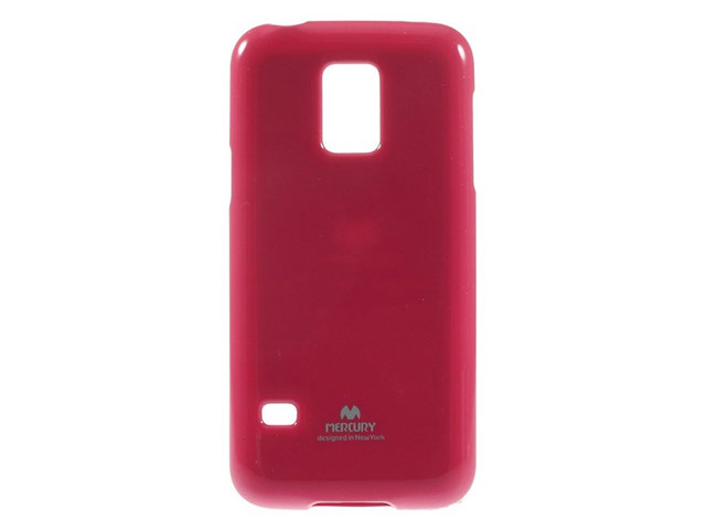 Чехол Mercury Goospery Jelly Case для Samsung Galaxy S5 mini SM-G800 (малиновый, гелевый)