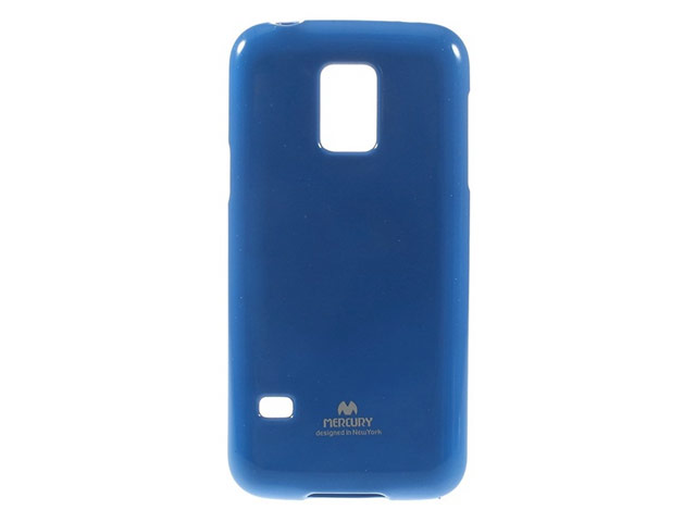 Чехол Mercury Goospery Jelly Case для Samsung Galaxy S5 mini SM-G800 (синий, гелевый)