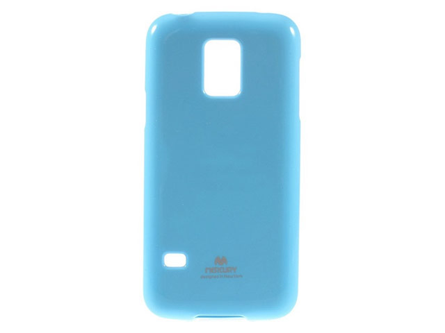 Чехол Mercury Goospery Jelly Case для Samsung Galaxy S5 mini SM-G800 (голубой, гелевый)