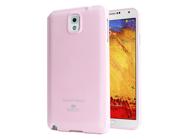 Чехол Mercury Goospery Jelly Case для Samsung Galaxy Note 3 N9000 (розовый, гелевый)