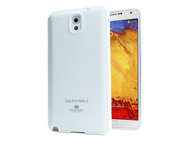 Чехол Mercury Goospery Jelly Case для Samsung Galaxy Note 3 N9000 (белый, гелевый)