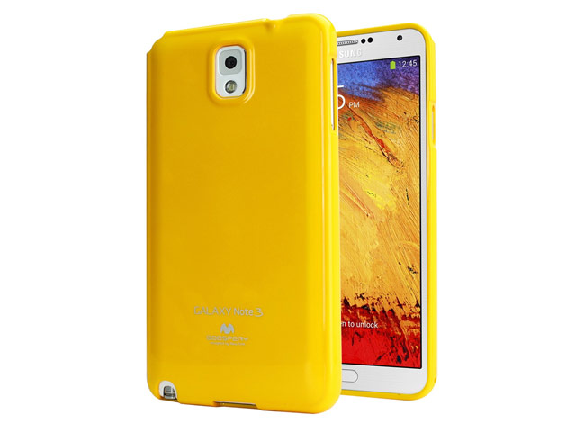 Чехол Mercury Goospery Jelly Case для Samsung Galaxy Note 3 N9000 (оранжевый, гелевый)