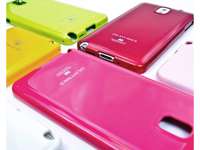 Чехол Mercury Goospery Jelly Case для Samsung Galaxy Note 3 N9000 (оранжевый, гелевый)