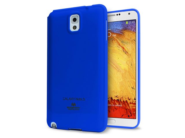 Чехол Mercury Goospery Jelly Case для Samsung Galaxy Note 3 N9000 (синий, гелевый)