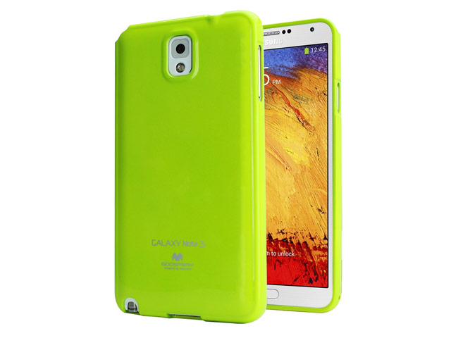 Чехол Mercury Goospery Jelly Case для Samsung Galaxy Note 3 N9000 (зеленый, гелевый)