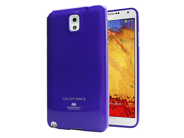 Чехол Mercury Goospery Jelly Case для Samsung Galaxy Note 3 N9000 (фиолетовый, гелевый)