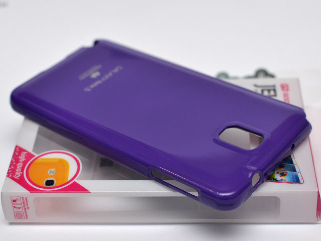 Чехол Mercury Goospery Jelly Case для Samsung Galaxy Note 3 N9000 (фиолетовый, гелевый)
