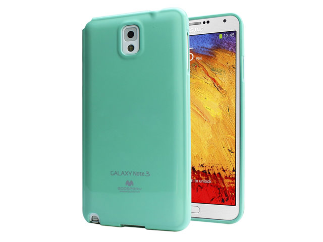 Чехол Mercury Goospery Jelly Case для Samsung Galaxy Note 3 N9000 (бирюзовый, гелевый)
