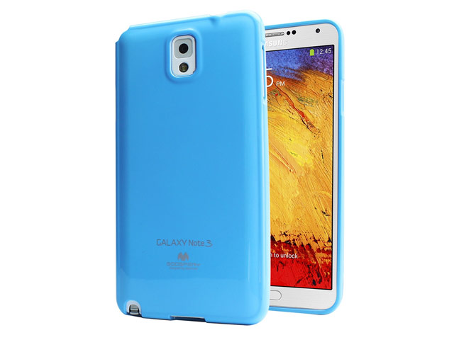 Чехол Mercury Goospery Jelly Case для Samsung Galaxy Note 3 N9000 (голубой, гелевый)