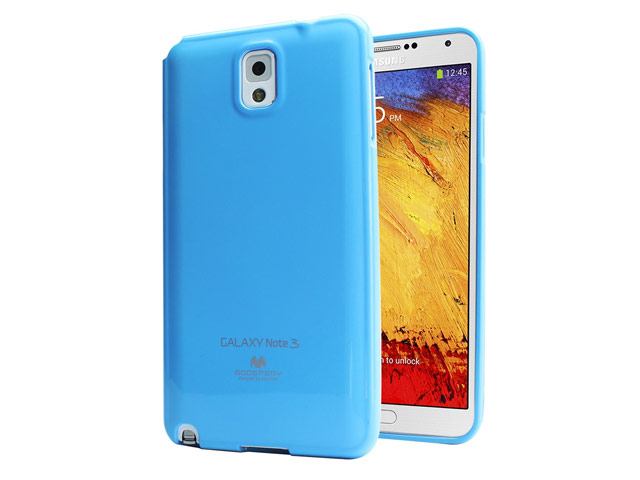 Чехол Mercury Goospery Jelly Case для Samsung Galaxy Note 3 N9000 (голубой, гелевый)