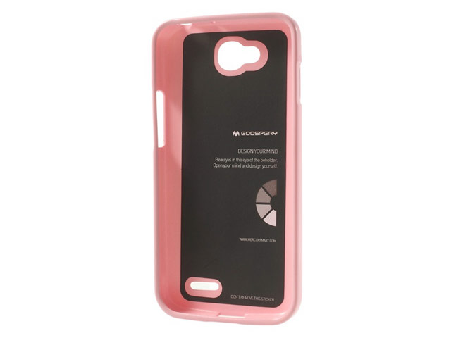 Чехол Mercury Goospery Jelly Case для LG L90 D410 (черный, гелевый)